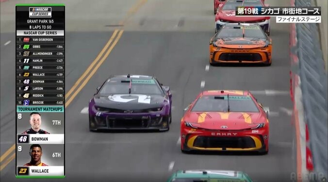 トーナメント戦でもマッチアップする2人