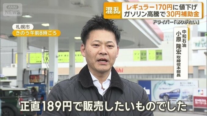 高値に仕入れた在庫のため…