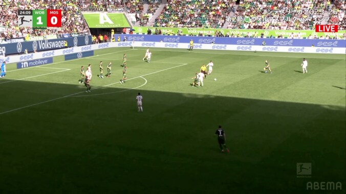 嘘だろ！？ マインツ佐野海舟、“規格外の初速”にファン騒然「速すぎ！」「えぐいな」敵を追い越してルーズボール回収の瞬間 5枚目