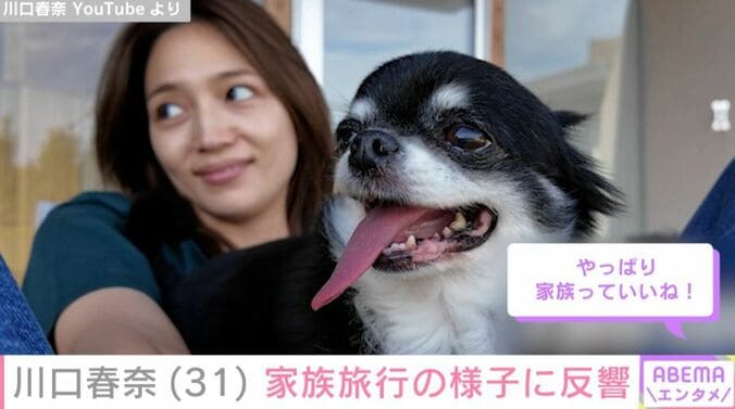 川口春奈 YouTubeより