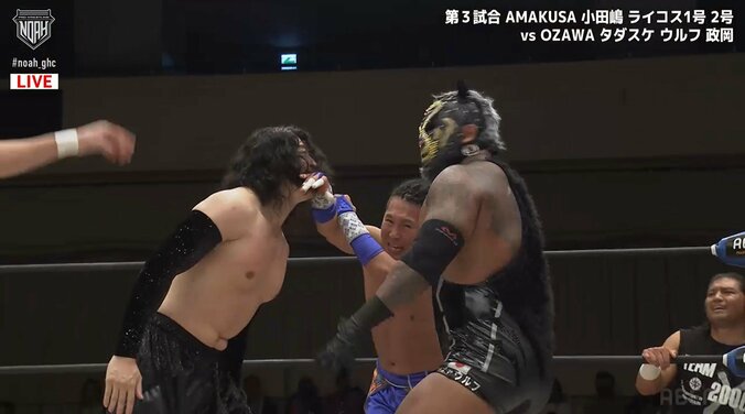 プロレスで手をガブリ！ 猟奇的な行為に騒然 “噛みつき”タッチ連携まで飛び出す異常事態に驚きの声 4枚目