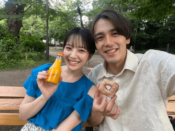 【写真・画像】過酷な婚前合宿サバイバル番組『ウェディングウォーズ』熾烈なバトルに挑む参加カップル8組に、一問一答インタビュー！ハトミ&さやかカップル編　4枚目