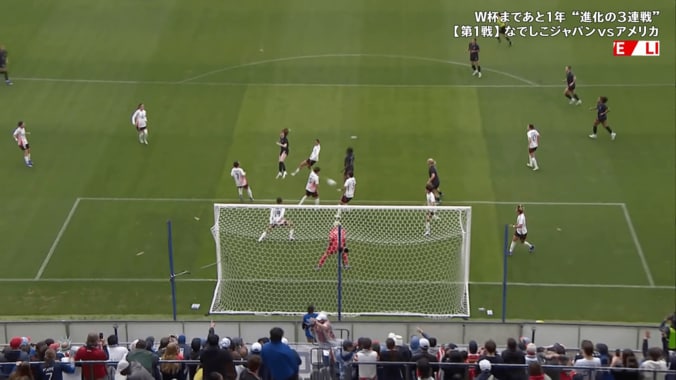 「恐ろしい」なでしこ被弾…世界女王アメリカの“高難易度ジャンピングボレー”にW杯優勝レジェンドも脱帽「凄くない？」 3枚目