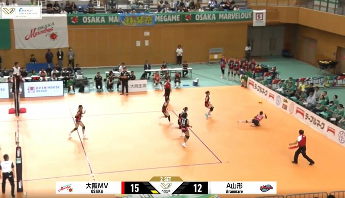 執念のレシーブ