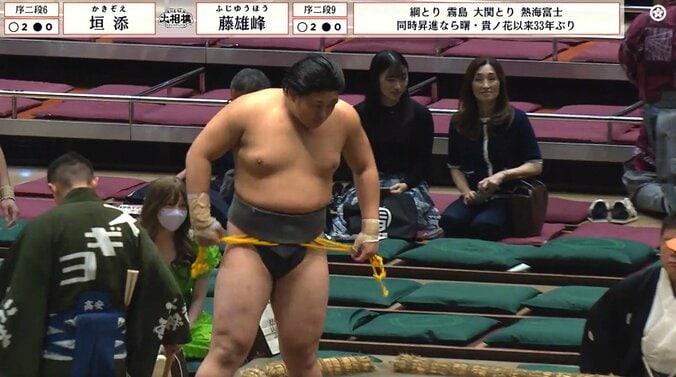 「これ、ええんか？」大型新人力士の“腰回り”が異質の存在感 逞しい風貌とスタイルにも「いいボディしてる」ファン熱視線 2枚目