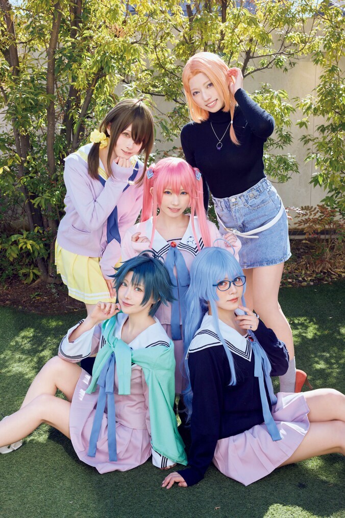 えなこらPPエンタープライズ所属の5人×『紫雲寺家の子供たち』のコラボグラビア ヤングアニマルWeb登場 1枚目