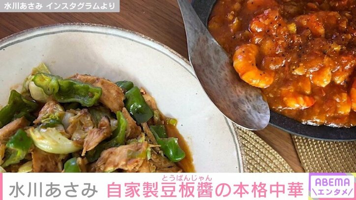 水川あさみ、自家製の豆板醤を使った手料理を披露 「窪田さんが羨ましい」「体にも良さそうだしめちゃくちゃ美味しそう」と反響