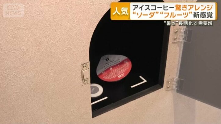 カプセルとコインのようなものを置くと…