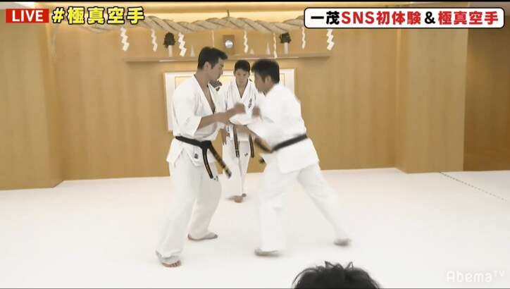 稲垣吾郎、女性空手家のハードな攻撃受け悶絶「うああ！ おああ！」