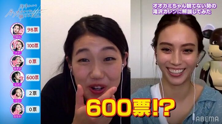 滝沢カレン『月とオオカミちゃん』とおる様に熱狂！「最高！」「カッコよすぎる」