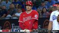 大谷翔平の打球が速すぎてシフトが意味なし 約182キロの超速ゴロでライト前ヒットにファン「カメラ追えてないぞ!」