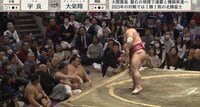 【映像】力士の表情にファンほっこり