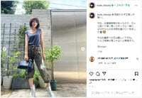 工藤静香のシルバーブーツがアクセントのカジュアルコーデにファン絶賛「アクション映画女優みたい」「カッコよく決まってる」