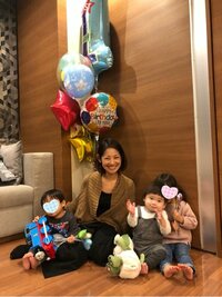 大渕愛子『心温まる次男の誕生日会♡』