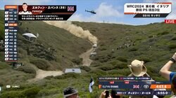 もはやジェットコースター！世界最速ラリーカーが猛スピードでダウンヒルを駆け降りる狂気の瞬間　「落ちてるじゃん」「ピンボールみたい」ファン驚愕