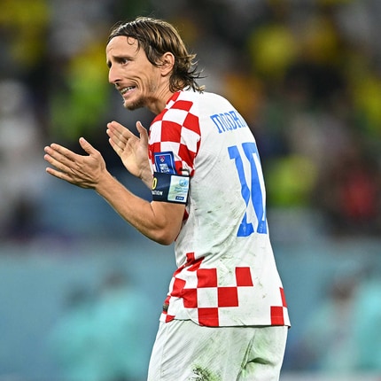サッカー クロアチア代表 モドリッチ選手 ロシアワールドカップ