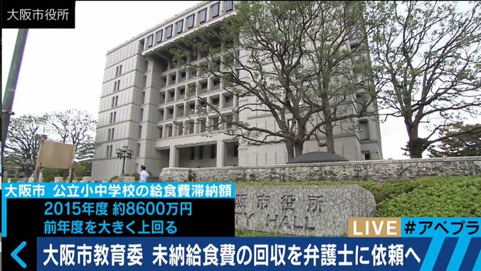 大阪市、給食費未納問題に弁護士起用　「これはやりすぎ」の批判も 1枚目