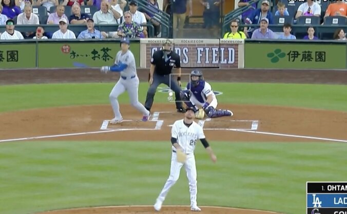 【写真・画像】ウソでしょ？ 大谷翔平、“謎すぎる弾道”の超高速アーチ「ホップしたw」とんでもない打球→スタンドに爆速着弾「どんな角度だよ」　1枚目