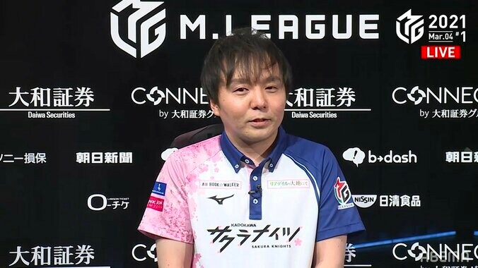 今夜も味わう勝利の美酒 堀慎吾、解説者も絶賛の逃げ切りトップ「やっぱり麻雀やめられない」／麻雀・Mリーグ 1枚目