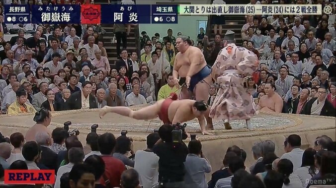 御嶽海、大関とりへ貴重な今場所9勝目　来場所11勝以上で再挑戦 1枚目