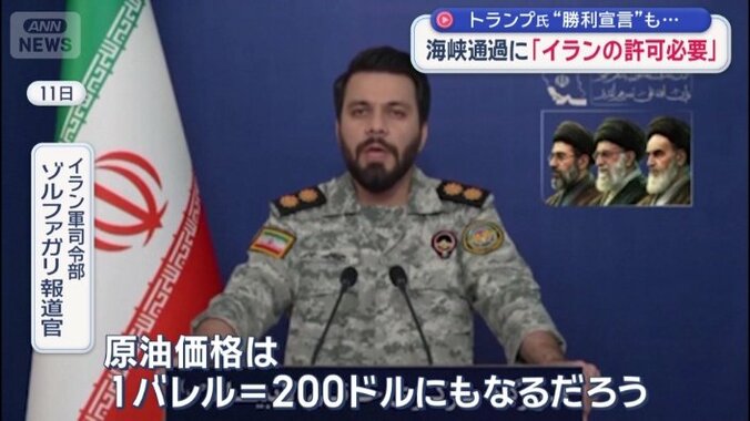 イラン軍司令部　ゾルファガリ報道官