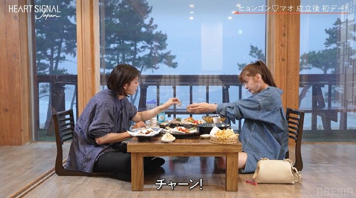 「こんなに誰かにハマるなんて」「もっとこっちに来て」体を寄せ合い密着…韓国男子とデートしたら？ラブラブすぎる初デート『HEART SIGNAL JAPAN』