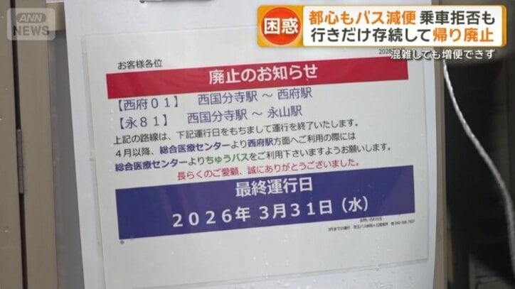 今月末で廃止のお知らせ