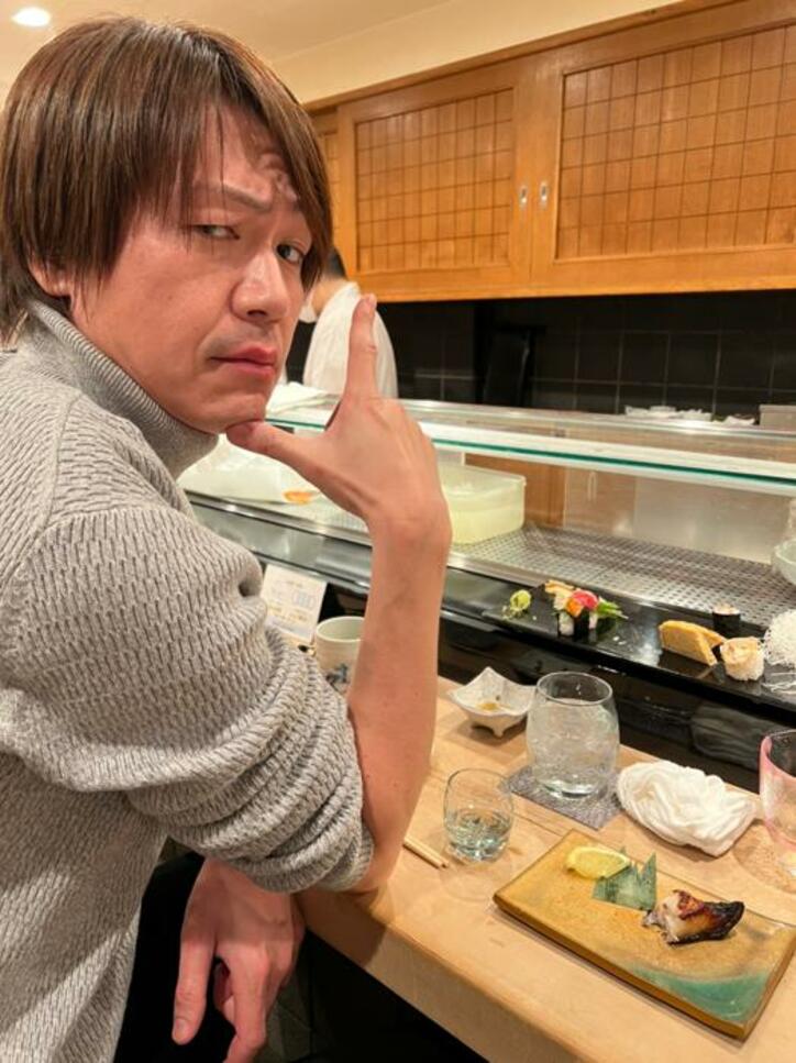  加島ちかえ、別居中の夫・城咲仁と夕食を堪能「食べ尽くせないほど贅沢なお寿司」 