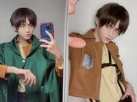 コスプレイヤー・伝染タルキ、「進撃の巨人」エレンの15歳当時を再現した写真が「本物すぎる」と話題に