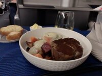 アレクサンダー『ビジネスクラスのご飯❤️』