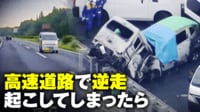 【映像】“逆走車”に遭遇した際の対処法