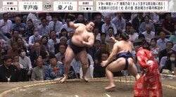 力士が土俵際で見せた“スゴイ”表情「顔芸はずるいw」「これはガチ」反響相次いだ白熱の瞬間