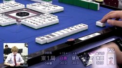 麻雀・第34期鳳凰戦A2リーグ　第4節C卓　白鳥翔がトップで降級圏内脱出