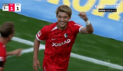 「お尻を使ってもゴールできると証明」堂安律に現地メディア＆サポーターから称賛の声「力強く飛び込んだ」「勢いをもたらす」