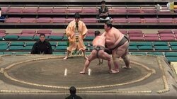 252kgを“完璧攻略” 現役最重量力士が投げられた!体重差140kgを覆した妙技に「それそれ」「対策がすごい’」ファン唸る