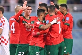 「歴史的快挙やな」アフリカ勢初ベスト４のモロッコ、歓喜ショットに脚光！「こんなに強くて良い選手がいるなんて、知らなかった」【W杯】