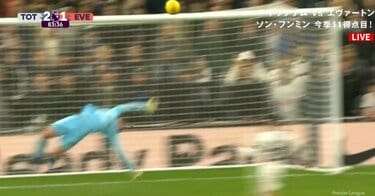 スタジアム騒然！「神すぎる」「エグいな…」 右手一本で神業スーパー