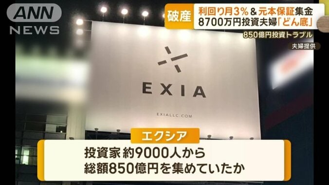 9000人から850億円集金？エクシアが破産