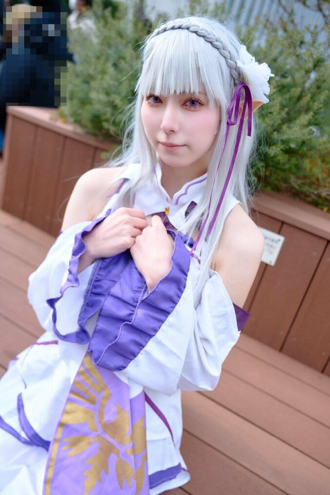 【写真・画像】『Re:ゼロから始める異世界生活』エミリアコスプレ画像　1枚目