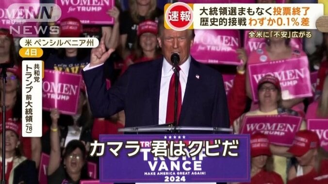 トランプ氏「カマラ、君はクビだ」