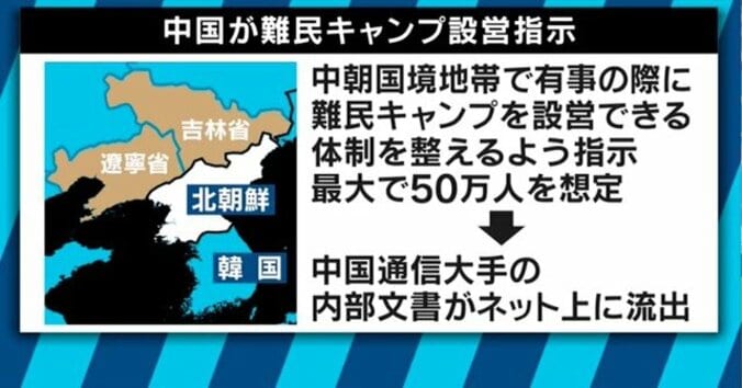 アメリカの北朝鮮攻撃を想定？中国が国境に「50万人難民キャンプ」準備か 1枚目