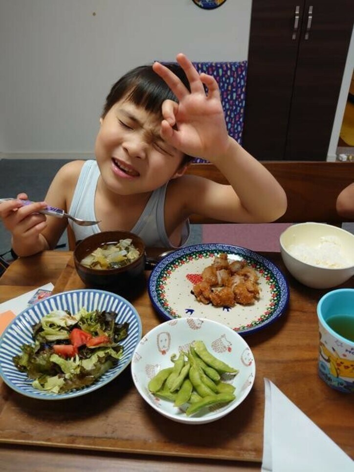 山田花子、息子達にウケのいい料理「たくさん揚げといて良かった」 