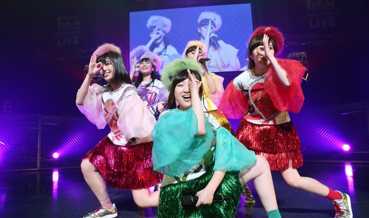 ももクロがカラーチェンジ・ツインテール・サンシャイン池崎!AbemaTV1周年ライブで熱演