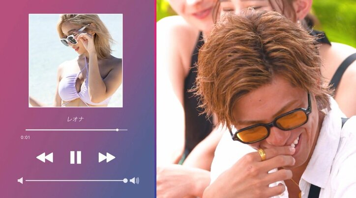 「いつもは男らしいけどたまに甘えたくなる可愛い男の子が好き」水着ギャルのセクシーボイスに大興奮！ギャル男「みんなが甘えたくなる声だね」とデレデレ 『シャッフルアイランド Season3』#2