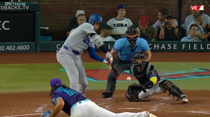 【映像】大谷、驚愕の54号“確信片手ホームラン”