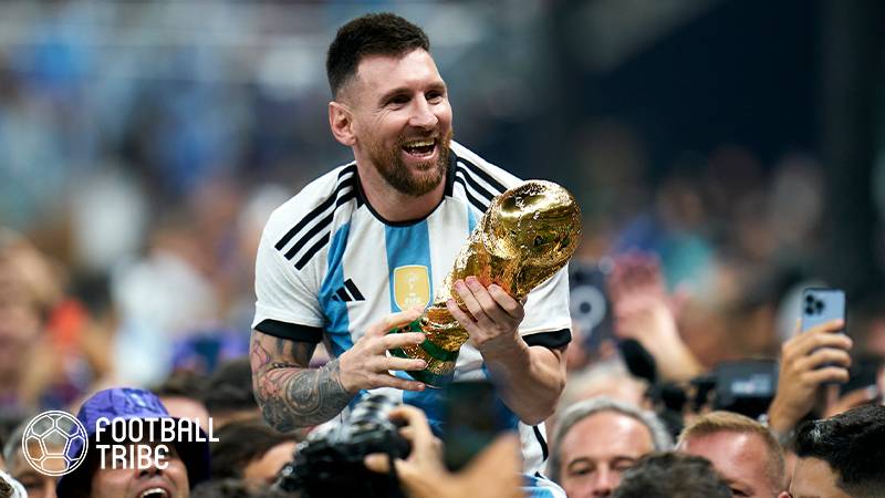大会mvpのメッシ 自身初のw杯制覇に感激 こんな締めくくりは美しい 代表引退も撤廃 Football Tribe Fifa ワールドカップ 22 完全ガイド By Abema