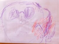 虻川 美穂子『似顔絵』