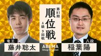 【中継】第81期 順位戦 A級 9回戦 藤井聡太竜王 対 稲葉陽八段