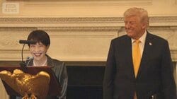 夕食会で笑顔の高市総理「大統領は最高のバディ」　米メディア「無傷で乗り切った」