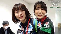 「仲いいねぇ」レジェンドもつい微笑んじゃう 人気女流雀士2人のかわいいバックハグ＆ダブルピース／麻雀・Mリーグ